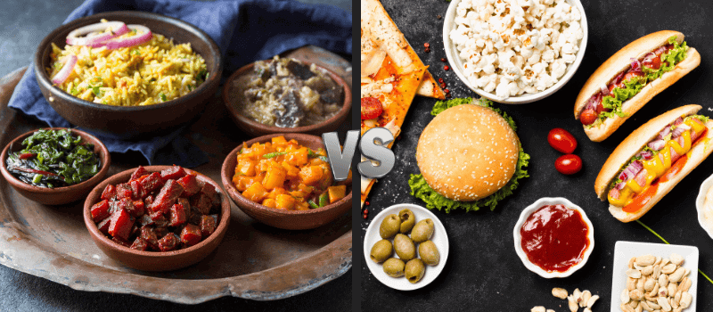 Junk Food vs Homemade Food