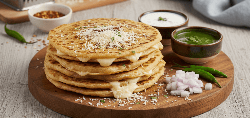 Cheese Paratha Recipe