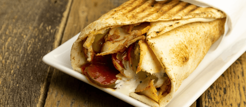 chicken shawarma wraps