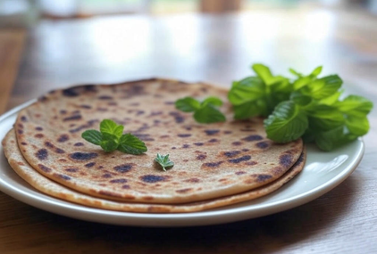 Flavourful Pudina Or Mint Paratha Recipe