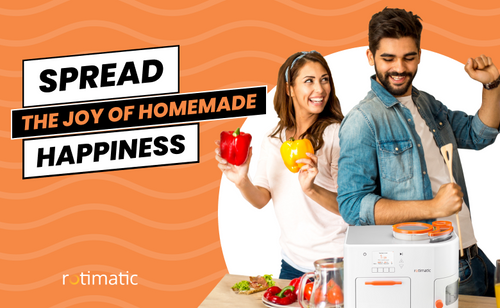 Infographic of spread the joy of homemade Happiness