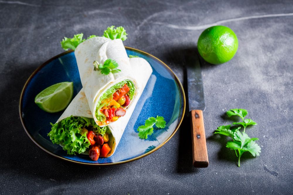 Veggie wrap recipe