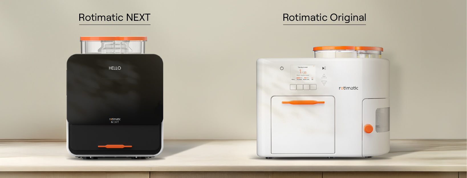 Rotimatic Next vs Rotimatic Plus